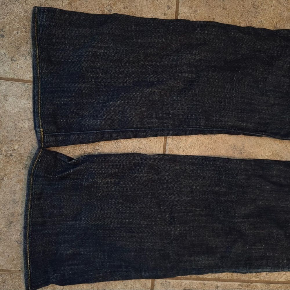 Vintage Rock & Republic Dark Blue Flare Jeans - Picture 4 of 6